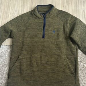 Bonobos Men's Olive Green Half-Zip Sweater